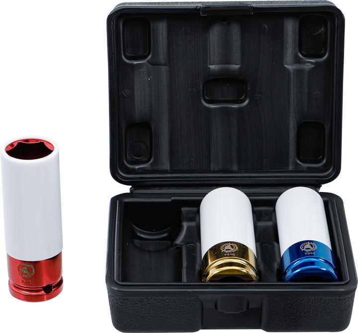 Actual product image BGS Force-protection set (17 mm, 19 mm, 21 mm)