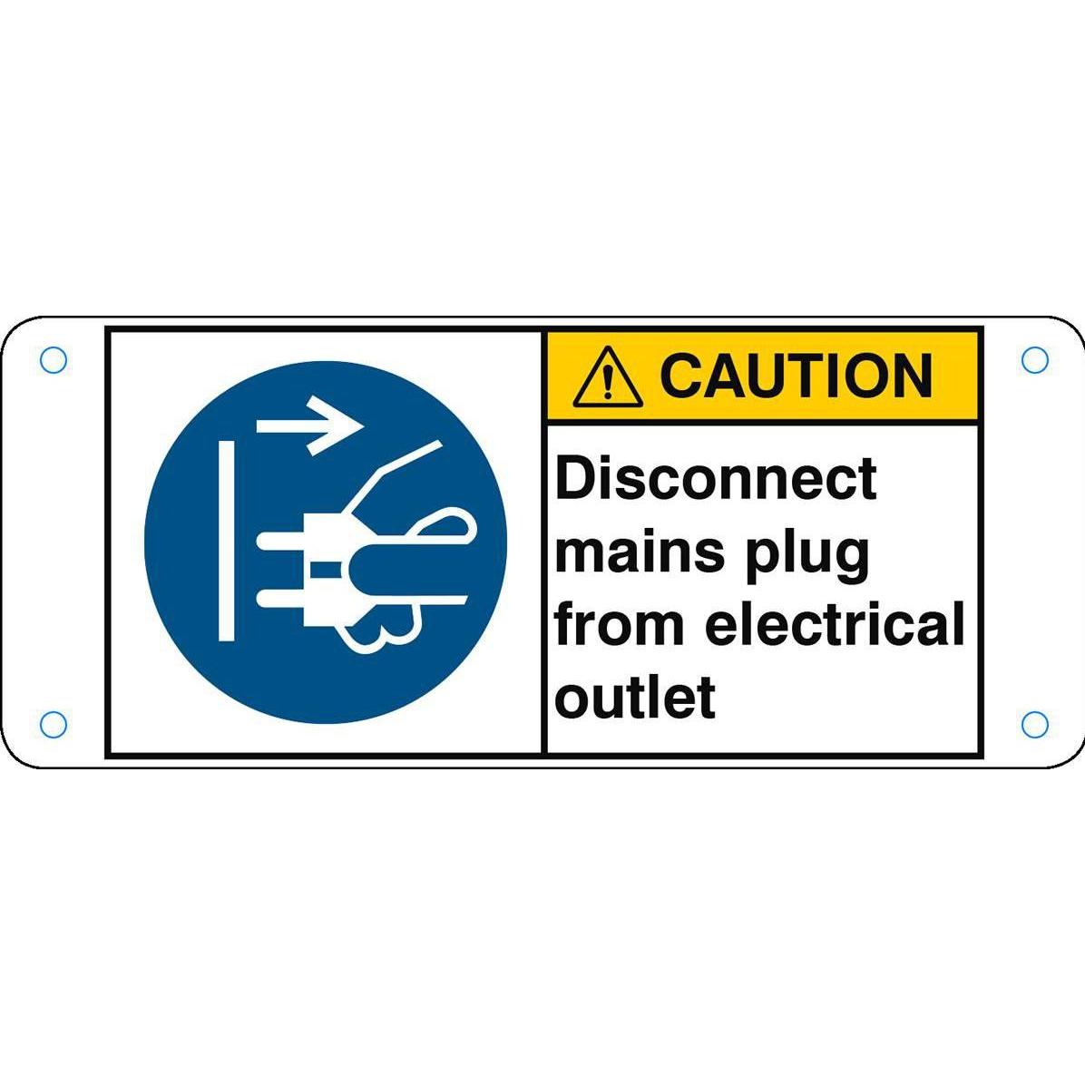 Brady, Sicherheitskennzeichnung, ISO Safety Sign - Disconnect