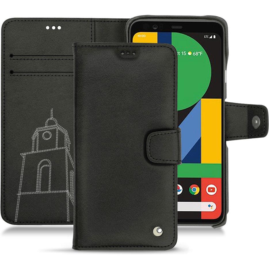 Noreve Lederschutzhülle Wallet (Google Pixel 5), Smartphone Hülle, Schwarz