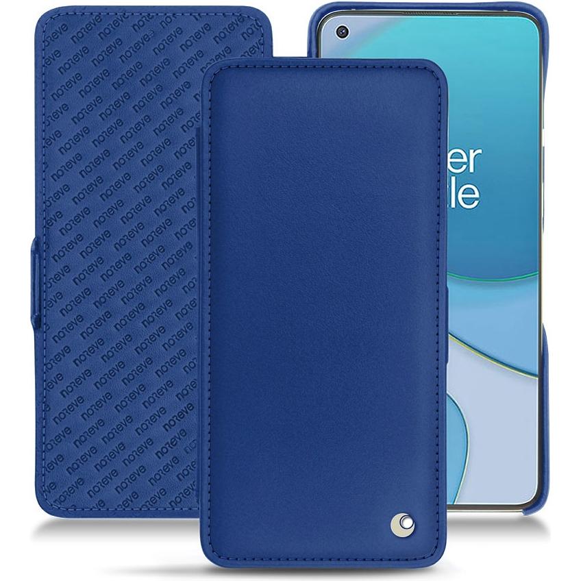 Noreve Lederschutzhülle horizontal (OnePlus 8T), Smartphone Hülle, Blau