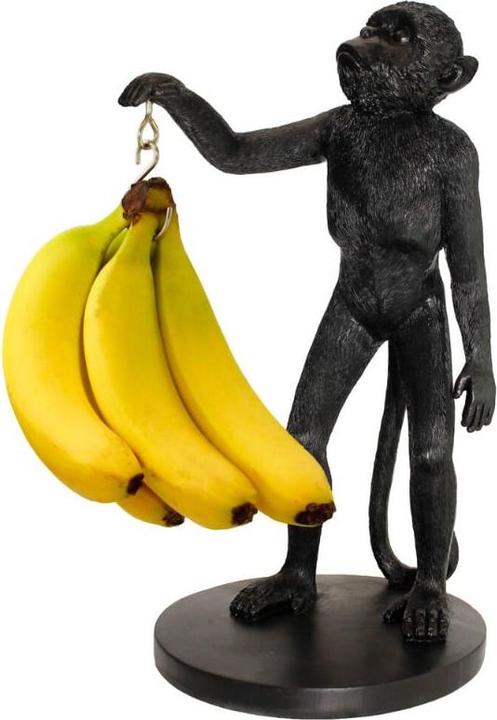 Winkee Porte-fruits - Porte-banane singe - Noir