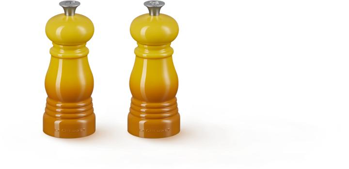 Produktbild Le Creuset Mini Salz- und Pfeffermühlen Set dunkelgelb (Salz, Pfeffer)