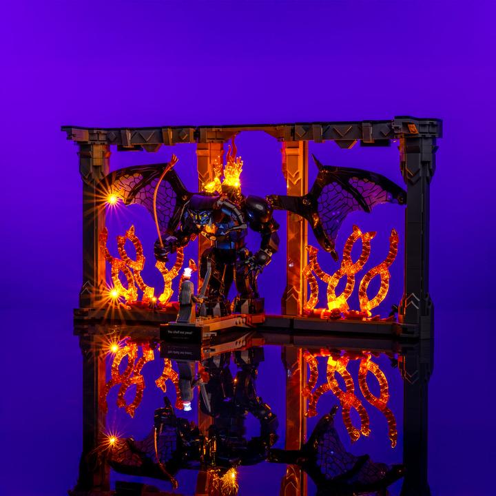Produktbild Light my bricks LMB 2.0 LED Licht Set für LEGO® 10367 Der Herr der Ringe - Balrog Bücherstütze