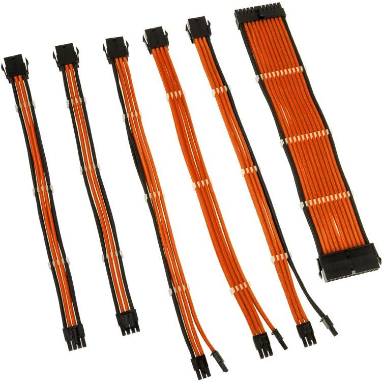 Kolink Core Adept Braided Cable Extension Kit - Orange, Interne Kabel (PC)