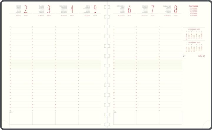 Produktbild Exacompta Agenda de bureau "Eurotime 22S" 2023, Duo Kaa (Harter Einband)