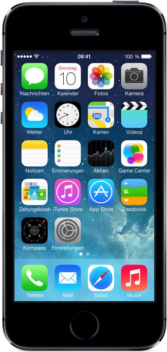 Produktbild Apple iPhone 5S (32 GB, Space Gray, 4", Single SIM, 8 Mpx, 4G)
