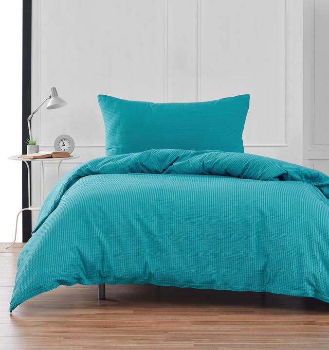 Actual product image Flair Seersucker Uni (Bedding set, 65 x 100 cm, 160 x 210 cm)