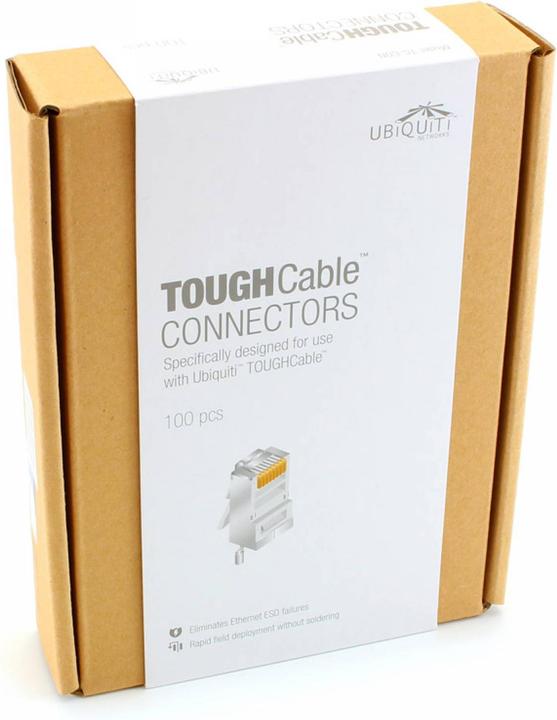 Actual product image Ubiquiti TOUGHCable Connector single 1 pcs, Category 5 RJ-45 Plug, Shielded (Network cable plug)