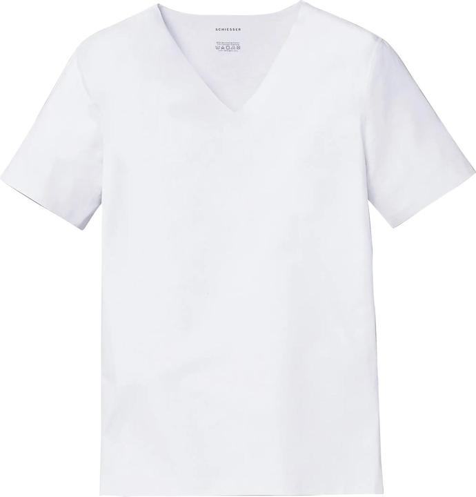 Produktbild Schiesser Shirt Loungewear "Laser Cut" weiss (L)