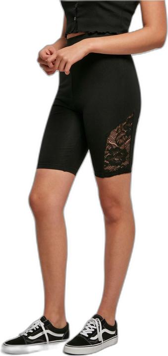 Produktbild Urban Classics Ladies High Waist Lace Inset Cycle Shorts - 16956 (S)