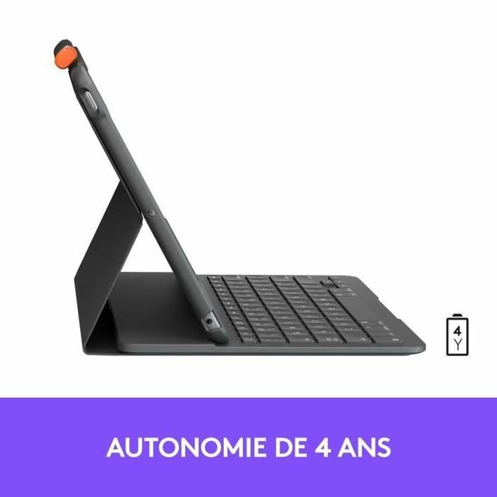 Actual product image Logitech Slim Folio (FR, iPad 2019 (7th gene), iPad 2020 (8. Gen))