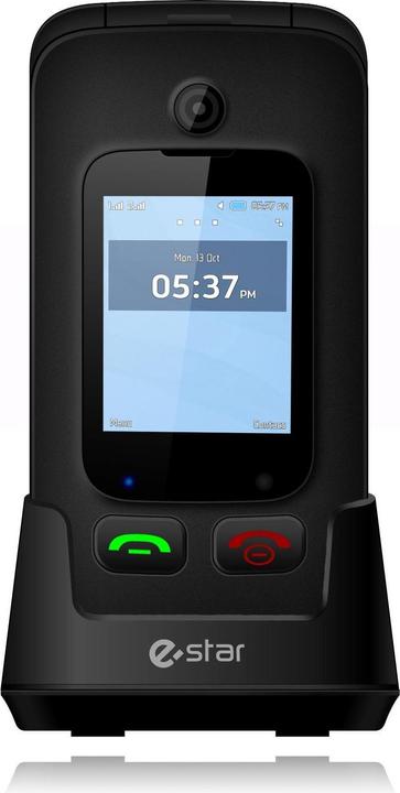 Image du produit Estar Digni Flip par Clamshell Phone 2.4"+ 1.77"" Juodas (2.40", 0.08 Mpx, 2G)