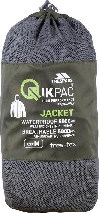 Actual product image Trespass QIKPAC X Unisex Shell Jacket (3XL)