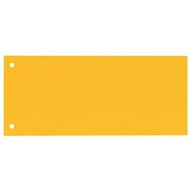 Bene, Ordner Zubehör, Trennstreifen 24 x 10 cm (B x H) 180g/m² Karton gelb 100 St./Pack.