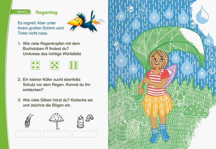 Produktbild Ravensburger Leserabe Rätselspass Zauber-Malrätsel zum Lesenlernen: Feen (Vor-Lesestufe)