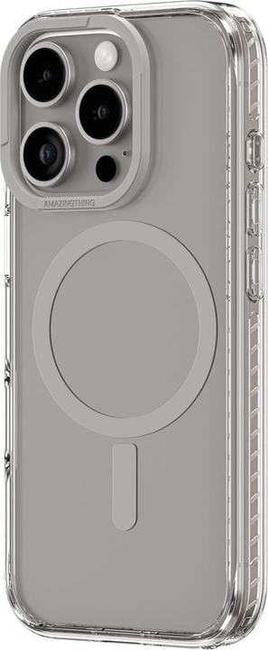Produktbild Amazingthing Titan Pro Mag Case mit Magnetring für iPhone 16 Pro - Grau (Apple iPhone 16 Pro)