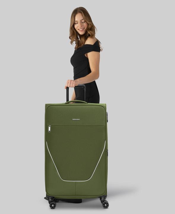 Immagine prodotto Stratic taska 4-Rollen Trolley L 76 cm mit Dehnfalte (118 l)