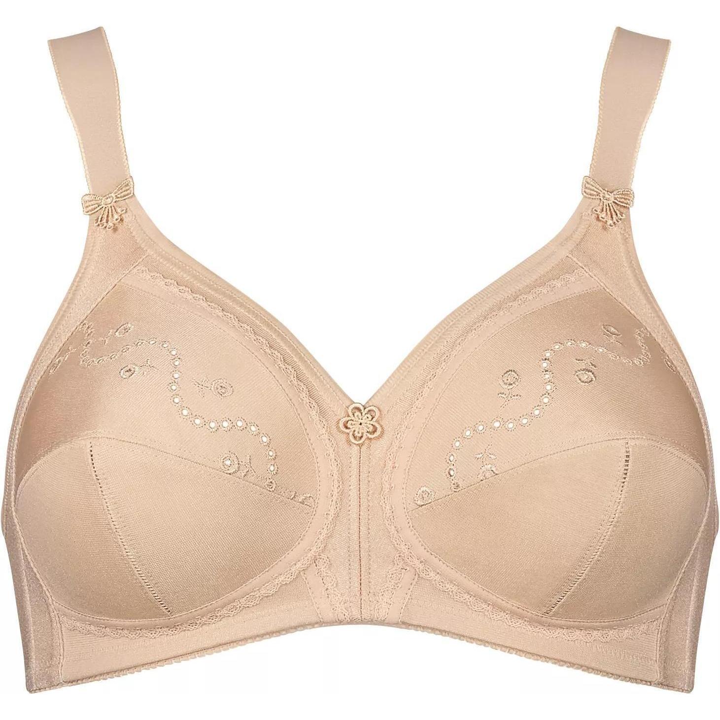 Triumph, BH, Doreen + Cotton 01 N, Beige, (115 E, Einzelpack)