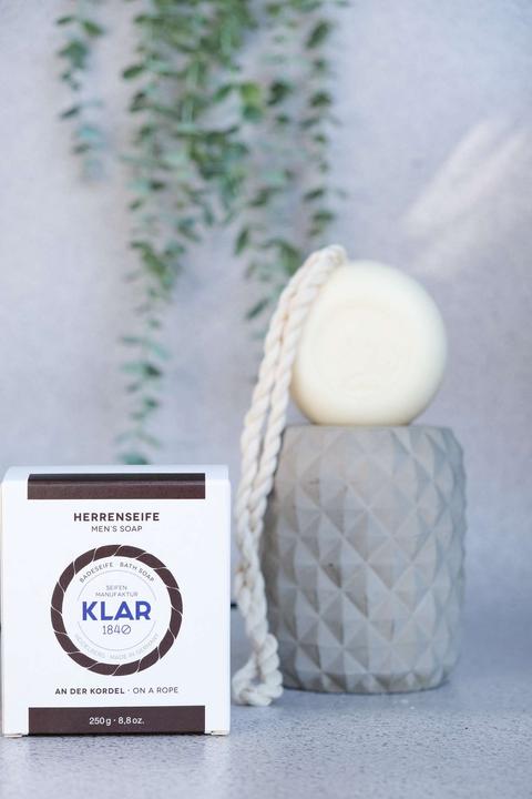 Actual product image Klar Bath soap men on the cord (Hard soap)