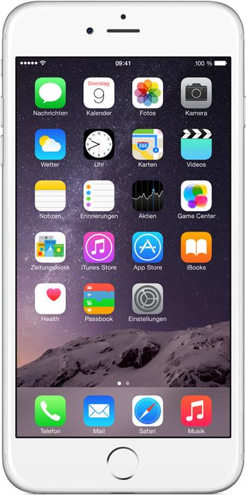 Produktbild Apple iPhone 6 Plus (64 GB, Silver, 5.50", Single SIM, 4G)