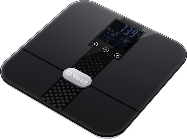 Produktbild OYeet O'Yeet Smarte Körperanalysewaage BS-OY02 Schwarz (180 kg)