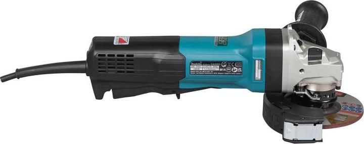 Produktbild Makita SZLIFIERKA KĄT.125mm GA5093X01 1900W WŁĄCZNIK ŁOPATKOWY, REG.OBR., HAMULEC (125 mm)