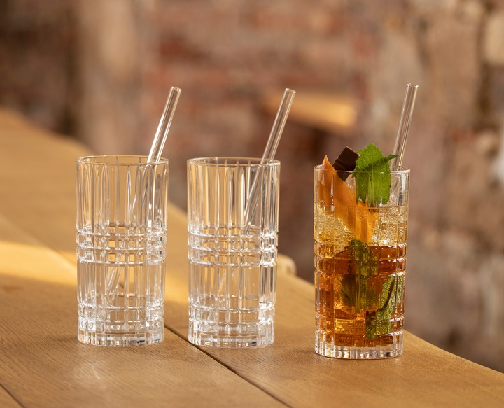 Produktbild Nachtmann Glastrinkhalm lang Set/4 mit Bürste. (4 x)
