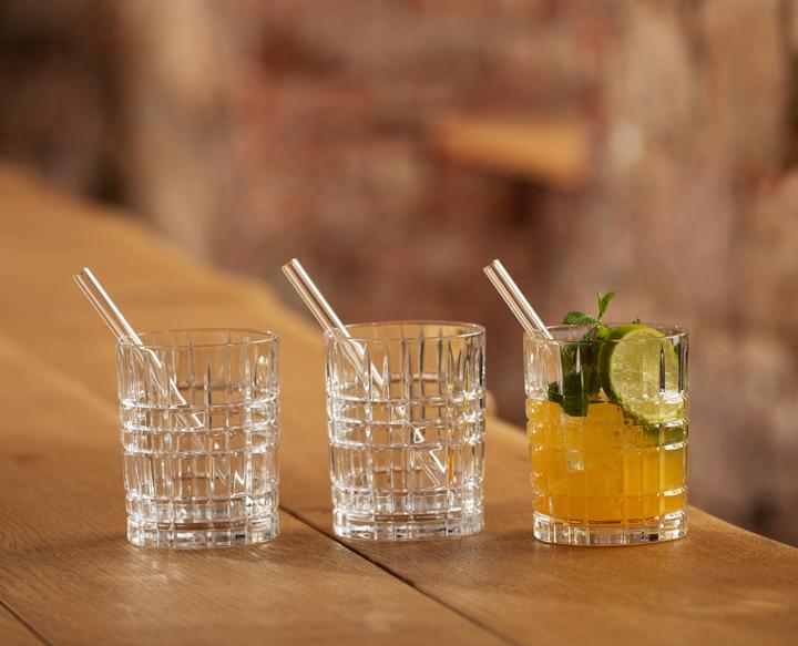 Produktbild Nachtmann Glastrinkhalm kurz Set/4 mit Bürste (4x)