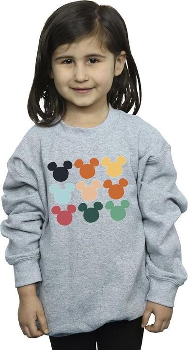 Produktbild Disney Mickey Mouse Heads Square Sweatshirt Mädchen (140, 146)