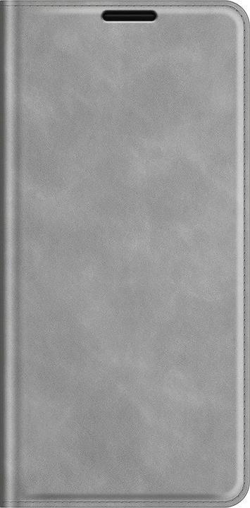 Image du produit Cover-Discount Galaxy S22 Ultra - Housse soyeuse Stand Flip Case grise (Samsung Galaxy S22 Ultra)
