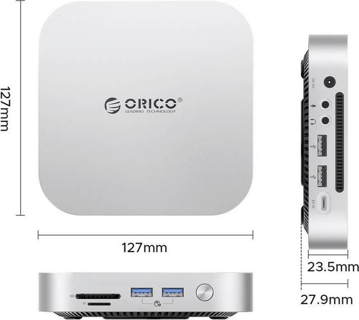 Actual product image Orico Notebook docking station (USB-C, 7 ports)