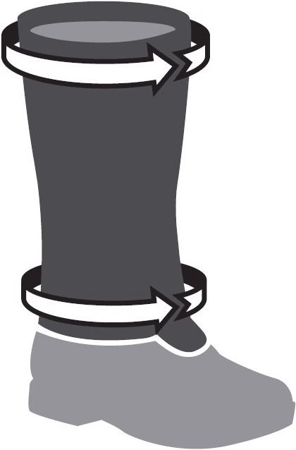 Immagine prodotto Tsl Ghetta nera High Trek Low (S)