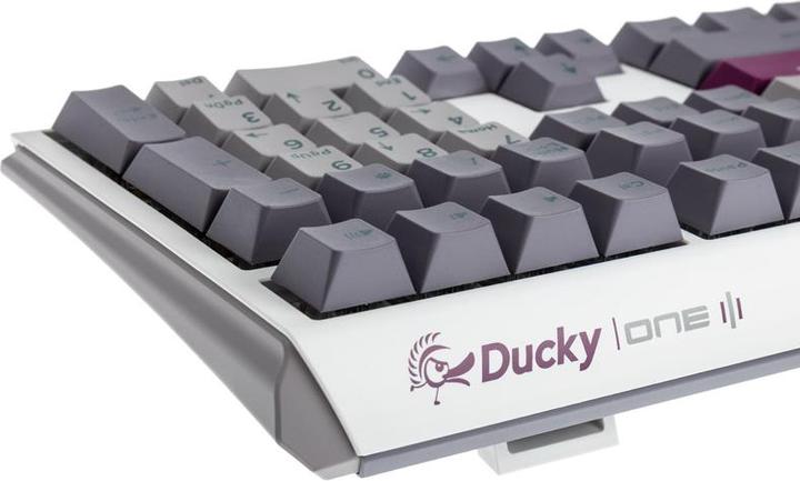 Actual product image Ducky One 3 Mist Grey Gaming Keyboard, RGB LED - MX-Brown (US) (US, Cable)