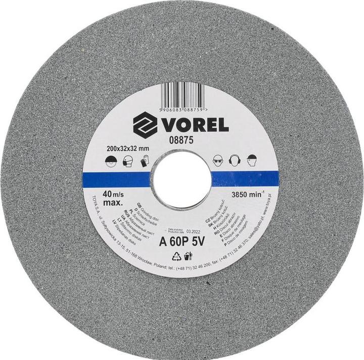 Actual product image Vorel table sanding pad, fine grain 200x32x30mm 08875 (Fine)