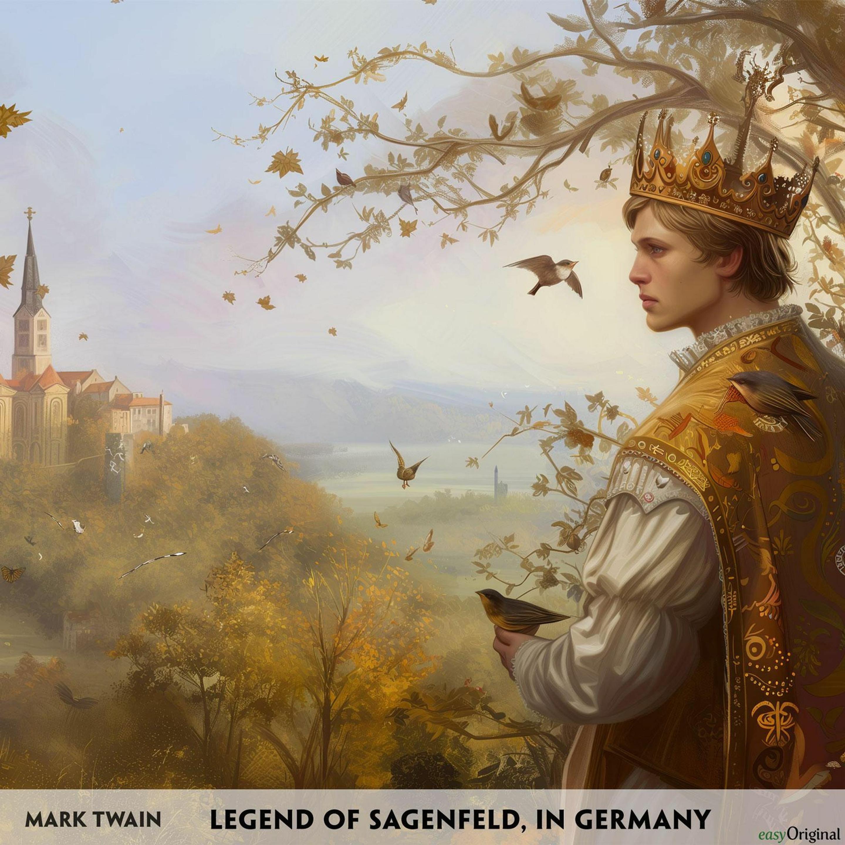 Twain:Legend of Sagenfeld, in Germany -, Schulbücher von Mark Twain