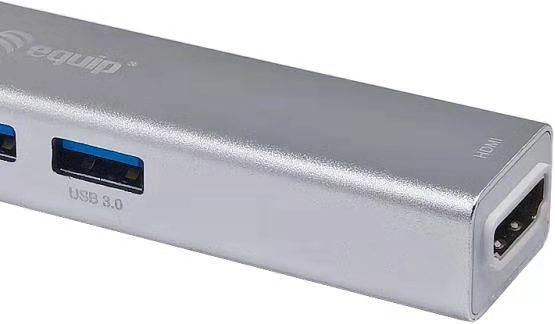 Actual product image equip Usb-Hub (USB-C, 3 Ports)