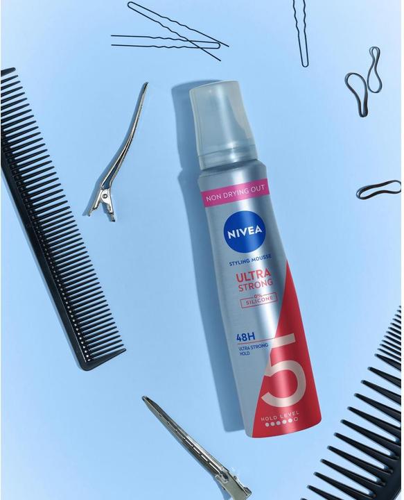Produktbild NIVEA Ultra Strong Styling Mousse (150 ml, Schaumfestiger)