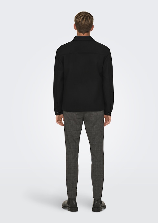 Image du produit Only & Sons Col Fly-Away Poignets avec bouton Veste (L)