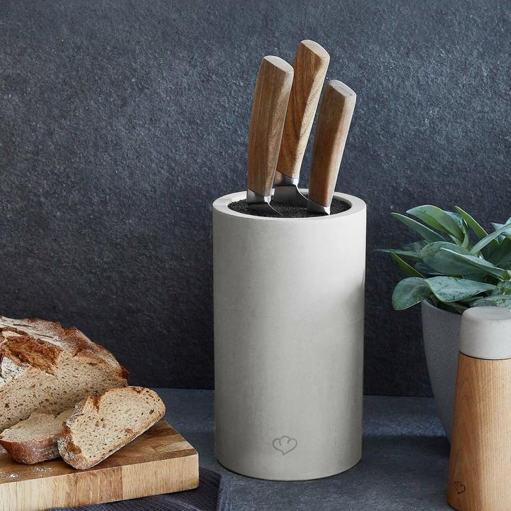 Actual product image Springlane Concrete knife block