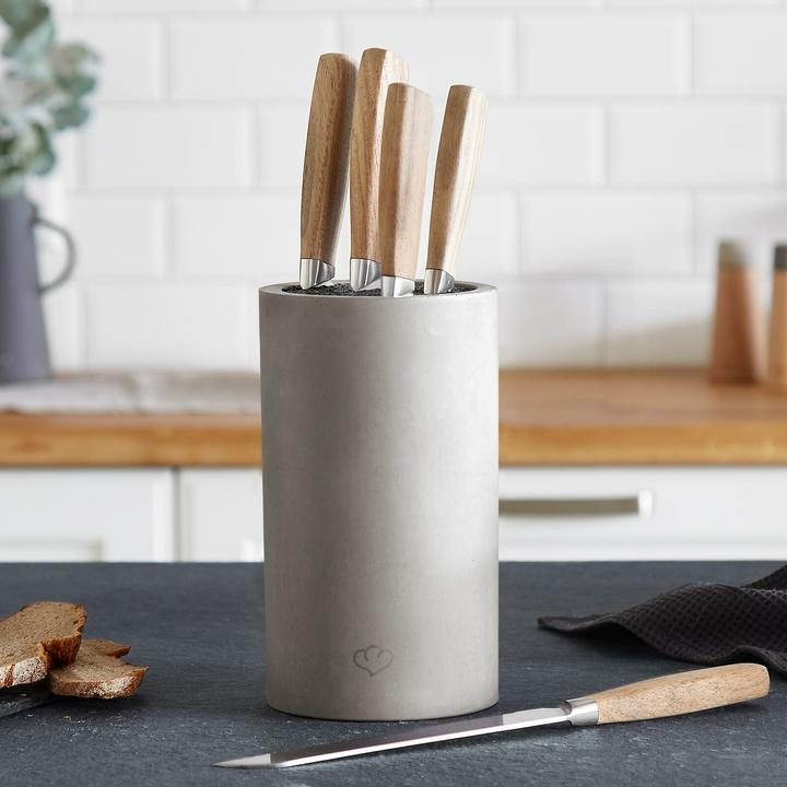 Actual product image Springlane Concrete knife block