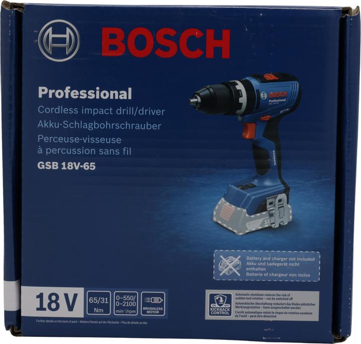 Actual product image Bosch Professional GSB 18V-65