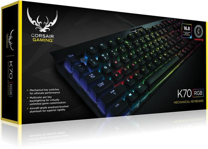 Produktbild Corsair Gaming K70 RGB (DE, Kabelgebunden)