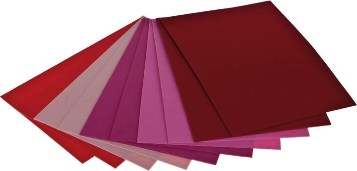 Actual product image Folia Foam rubber set tone on tone red