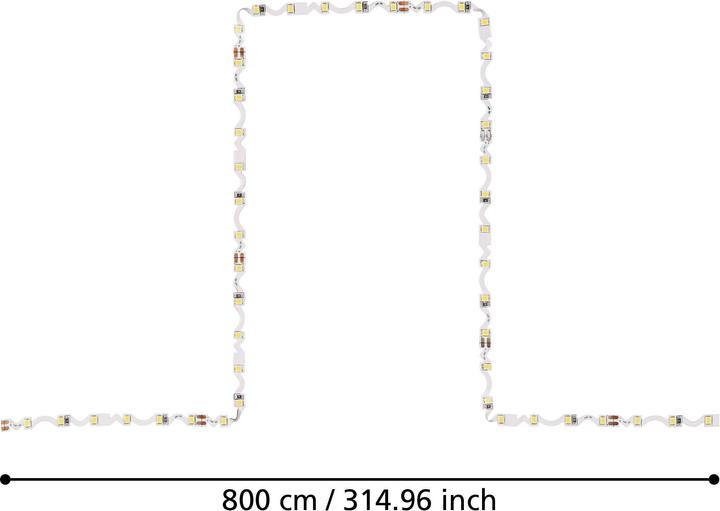 Immagine prodotto EGLO Striscia luminosa a LED (Bianco, 800 cm, Interno)