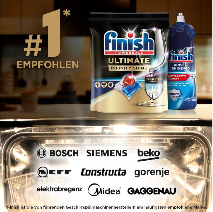Produktbild Finish Ultimate Infinity Shine DUO (Tabs, 160 Waschgänge)