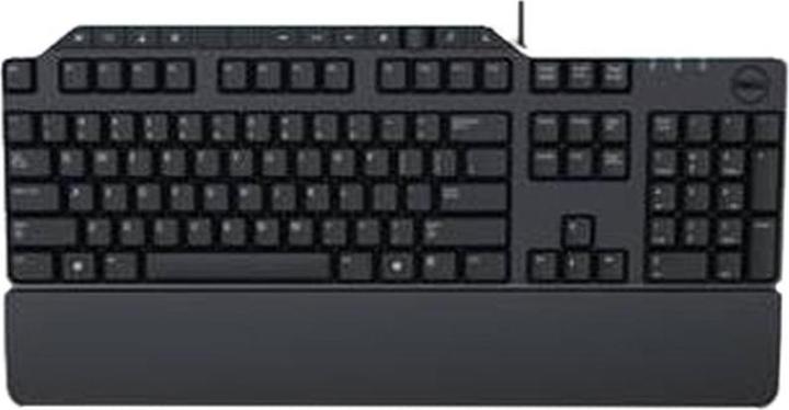 Actual product image Dell KB-522, Volledige grootte (100%), Bedraad, USB, AZERTY, Zwart (BE, Cable)