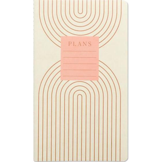 Thumbnail - Designworks, Heft + Block, JF74 Set Of 3 Desk (Plans, Daydreams, Important Dates) (Speziallineatur, Weicher Einband)