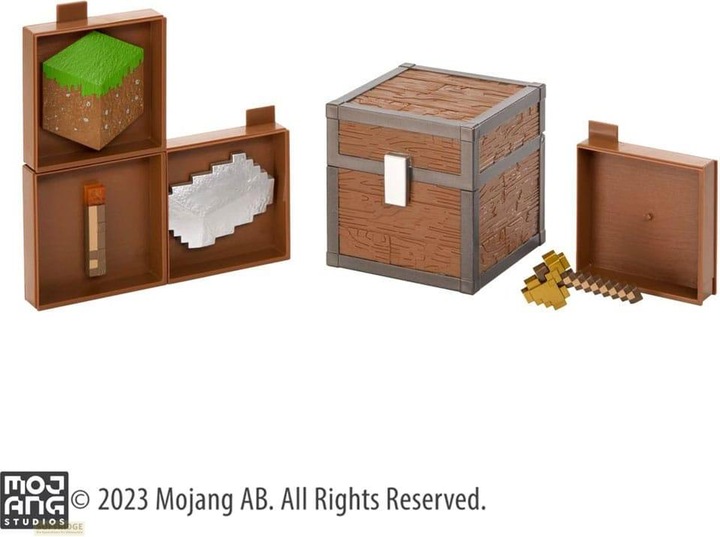 Actual product image Noble Collection Minecraft Loot Chest Plains 10 cm