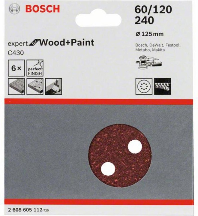 Produktbild Bosch Professional Zubehör C430 (60, 120, 240)
