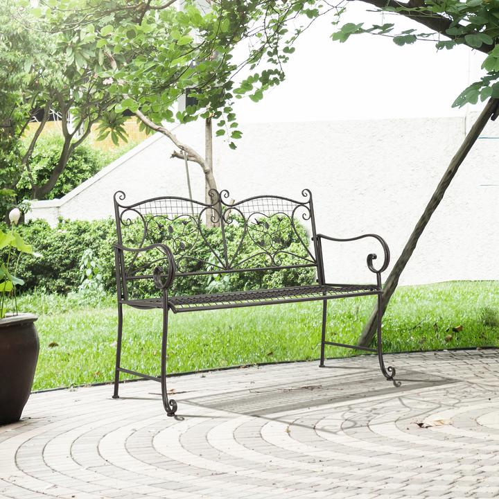 Produktbild Outsunny Gartenbank mit Rückenlehne